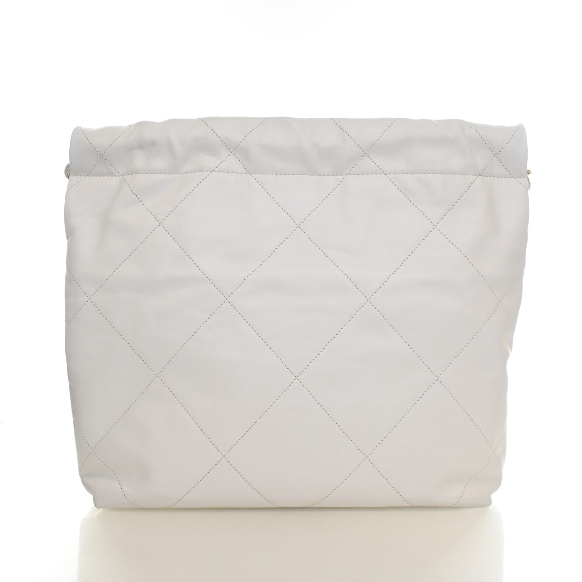 Pre-Owned Chanel 22 Hobo Medium Calfskin, back view