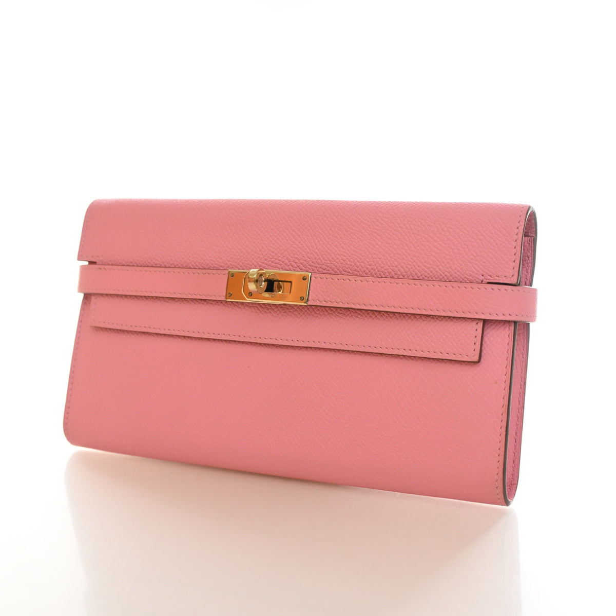 Hermes Rose Confetti Epsom Kelly Long Wallet, photo 3 of 12