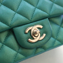 Chanel Mini Lambskin Square...