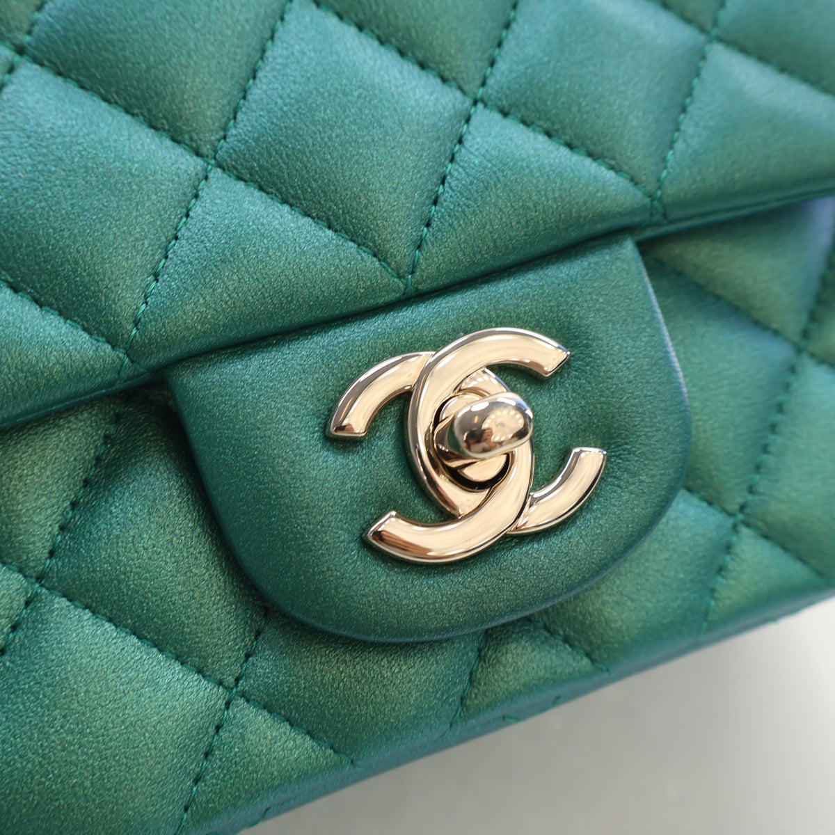 Chanel Mini Lambskin Square Flap Bag, photo 4 of 17