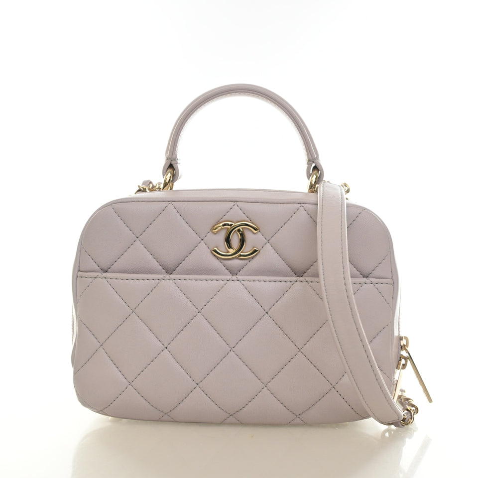 Chanel Lambskin Trendy CC Bowling Bag