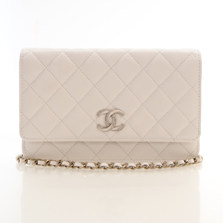 Chanel Caviar CC Wallet On Chain (WOC)