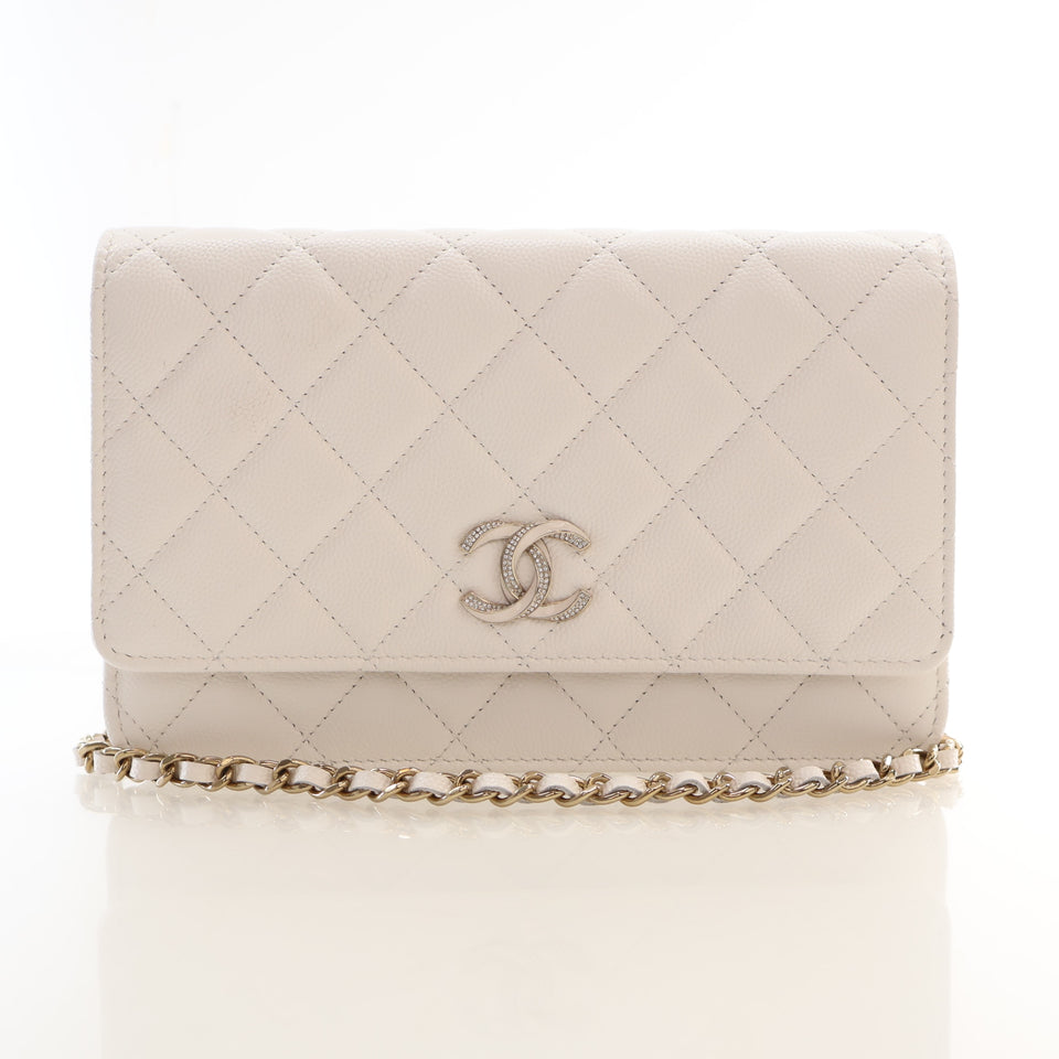 Chanel Caviar CC Wallet On Chain (WOC)