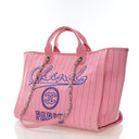 Chanel Large Pinstriped Can...