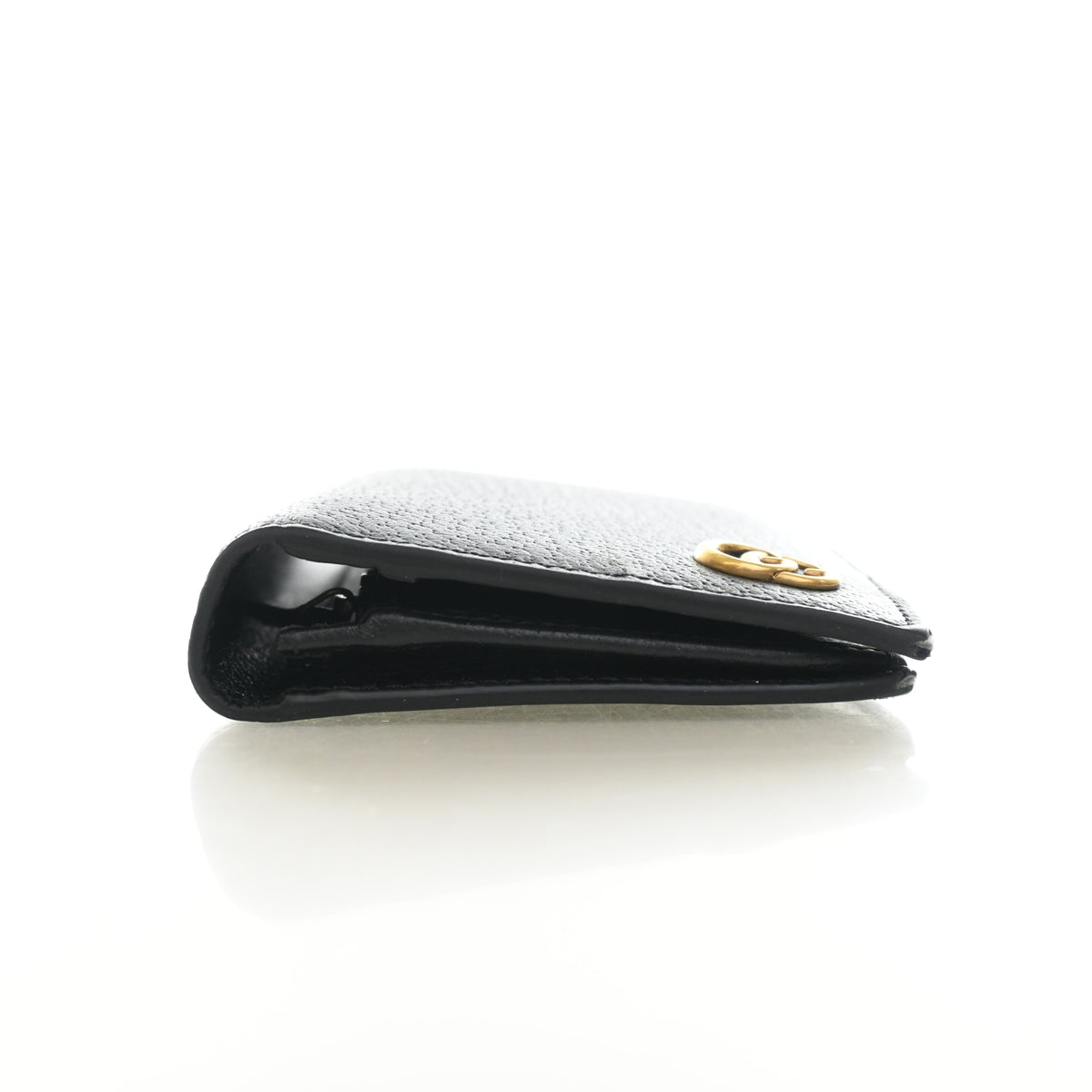 Pre-Owned Gucci Marmont Calfskin Long Wallet, side profile, photo 8 of 14