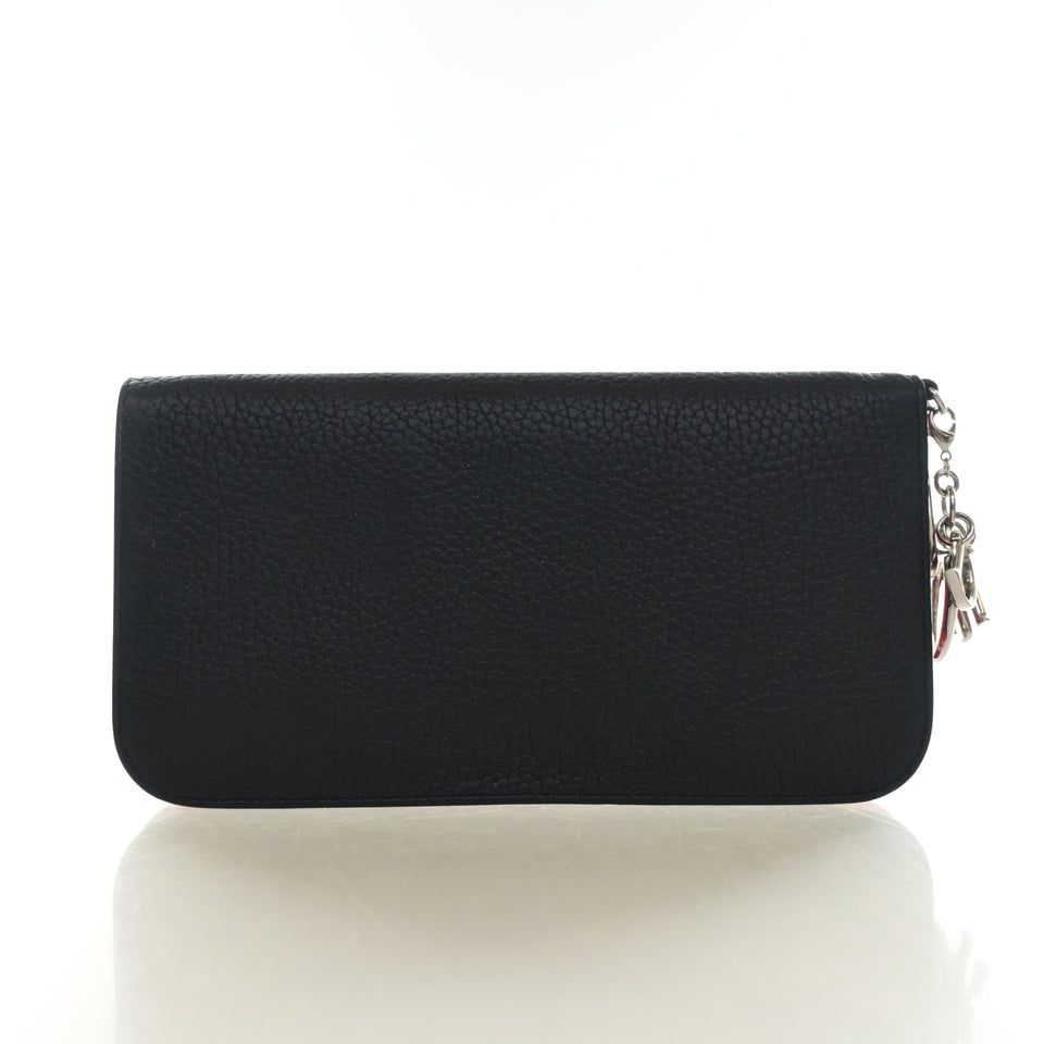 Christian Dior Calfskin Zip Around Wallet