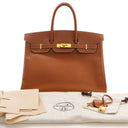 Hermes Vintage Gold Epsom B...