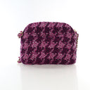 Chanel Purple Tweed Houndst...