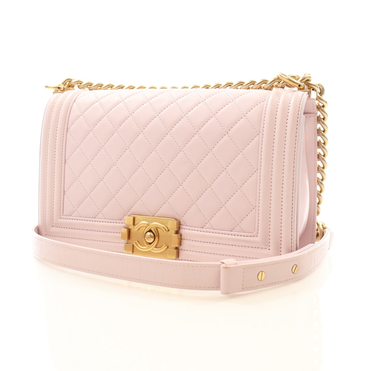 Chanel Medium Lambskin Boy Bag, photo 3 of 19