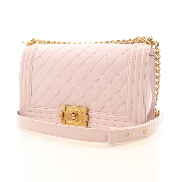 Chanel Medium Lambskin Boy Bag