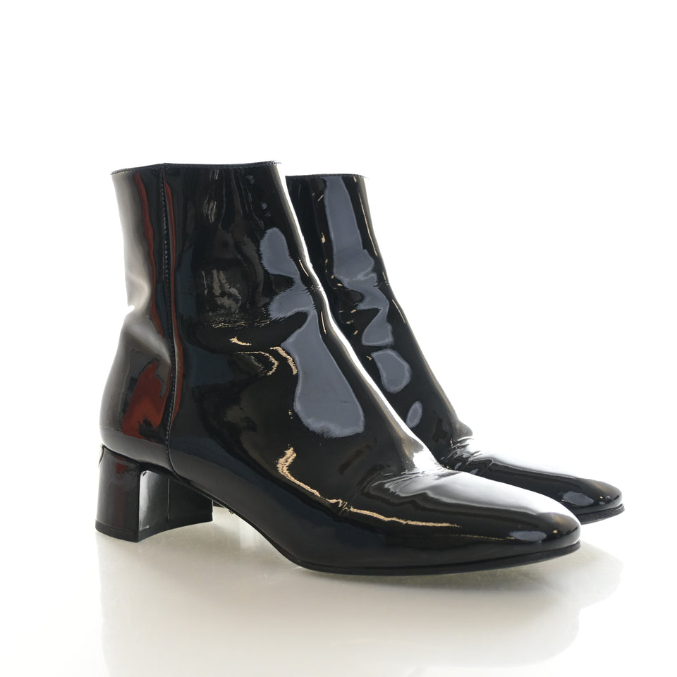 Prada Patent Booties Sz 36