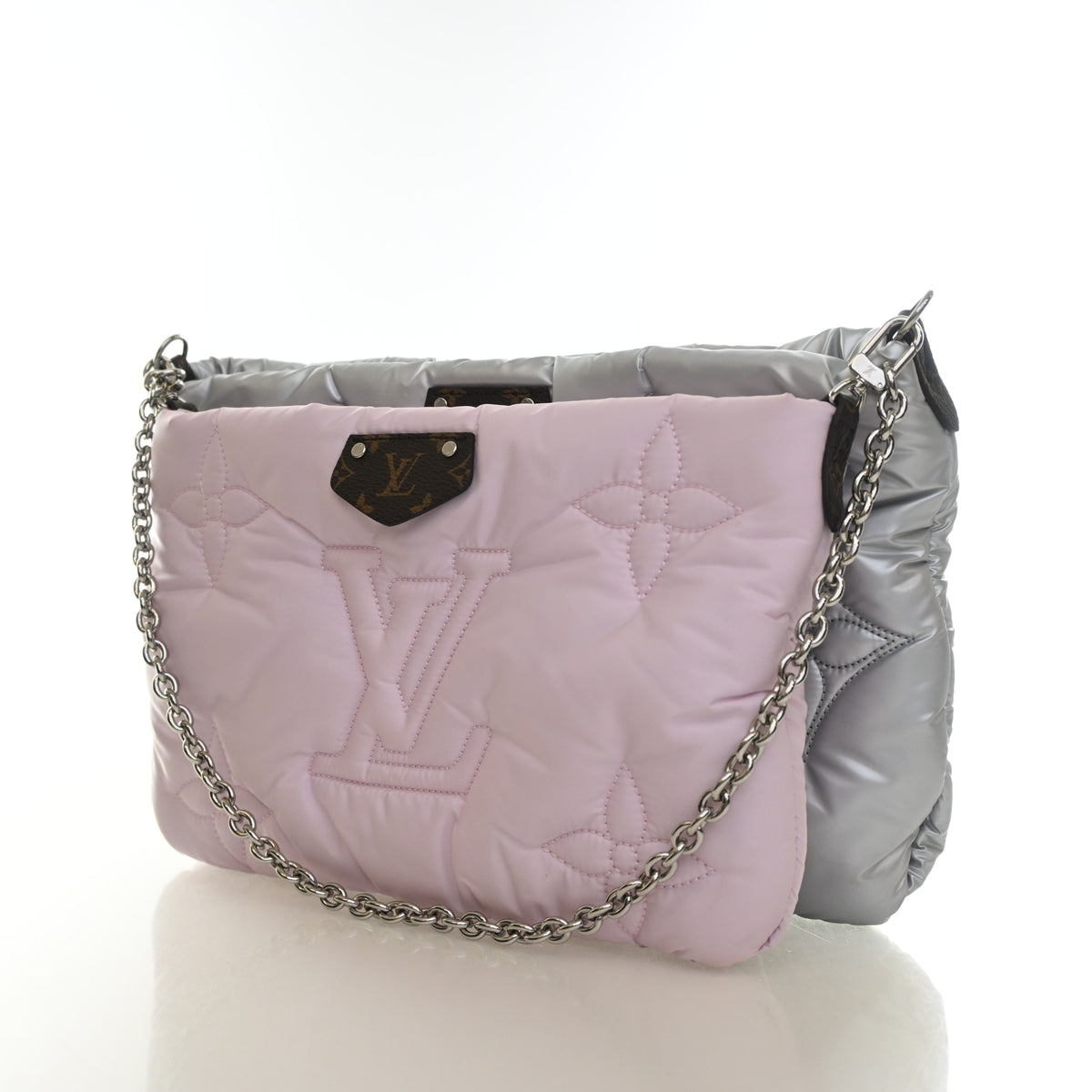 Pre-Owned Louis Vuitton Pochette Maxi Monogram Econyl Pillow Multi, side profile