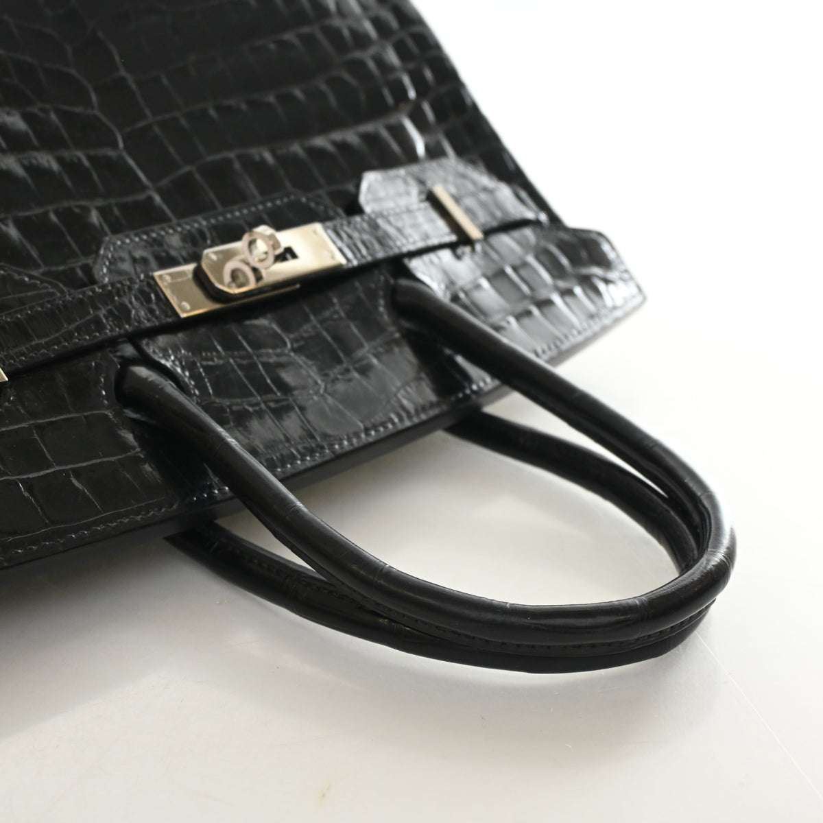 Hermes Noir Crocodile Birkin 30, photo 10 of 24