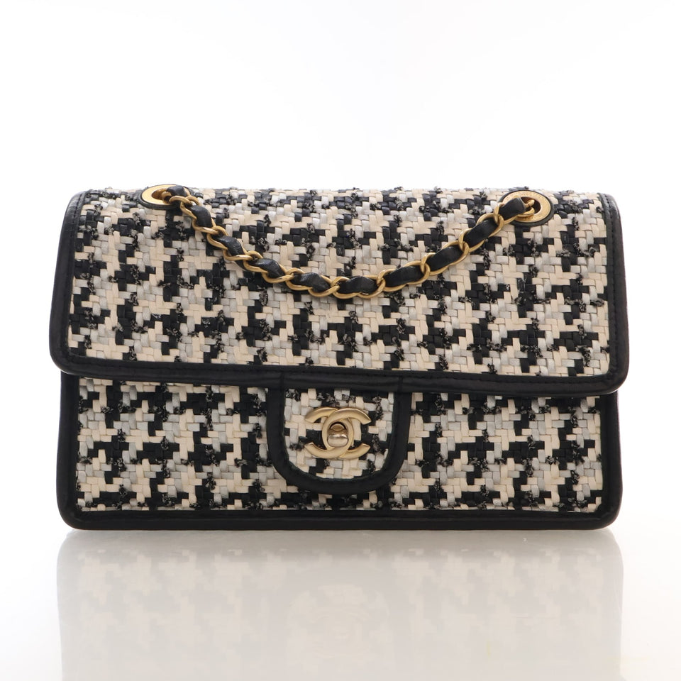 Chanel Medium Mixed Fibers Classic Single Flap Bag