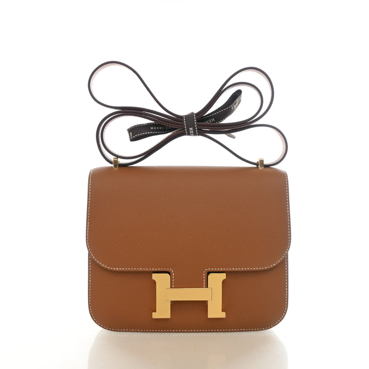 Hermès Gold Epsom Constance 18