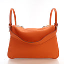 Hermes Orange H Clemence Li...