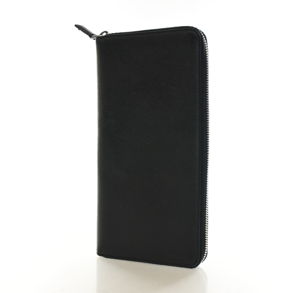 Pre-Owned Prada Saffiano Zippy Organizer, front view, photo 3 of 12