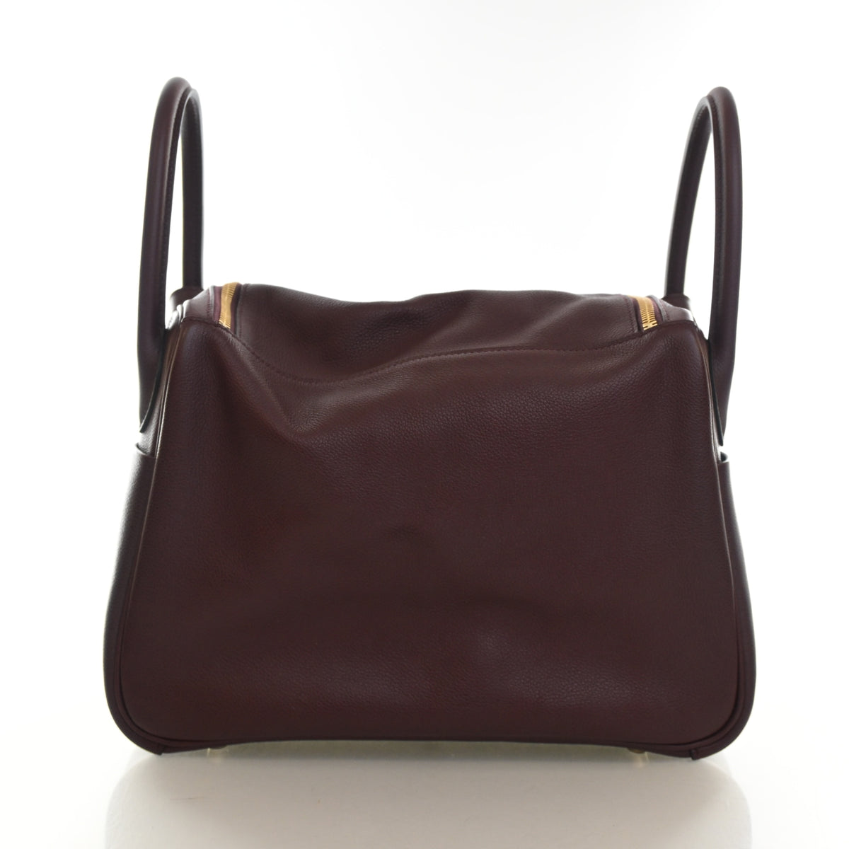 Pre-Owned Hermès Lindy 30 Rouge H Evercolor Leather, front view