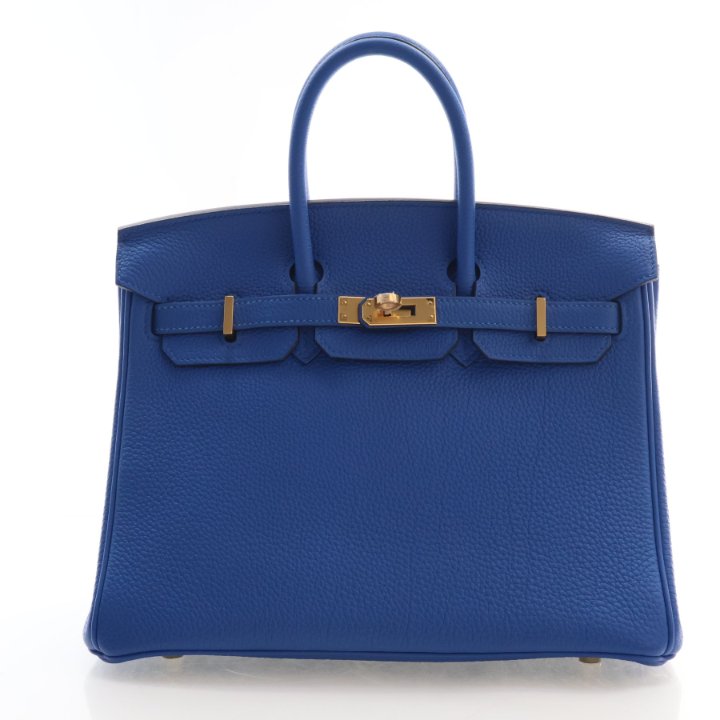 Hermes Bleu France Togo Birkin 25, photo 1 of 20