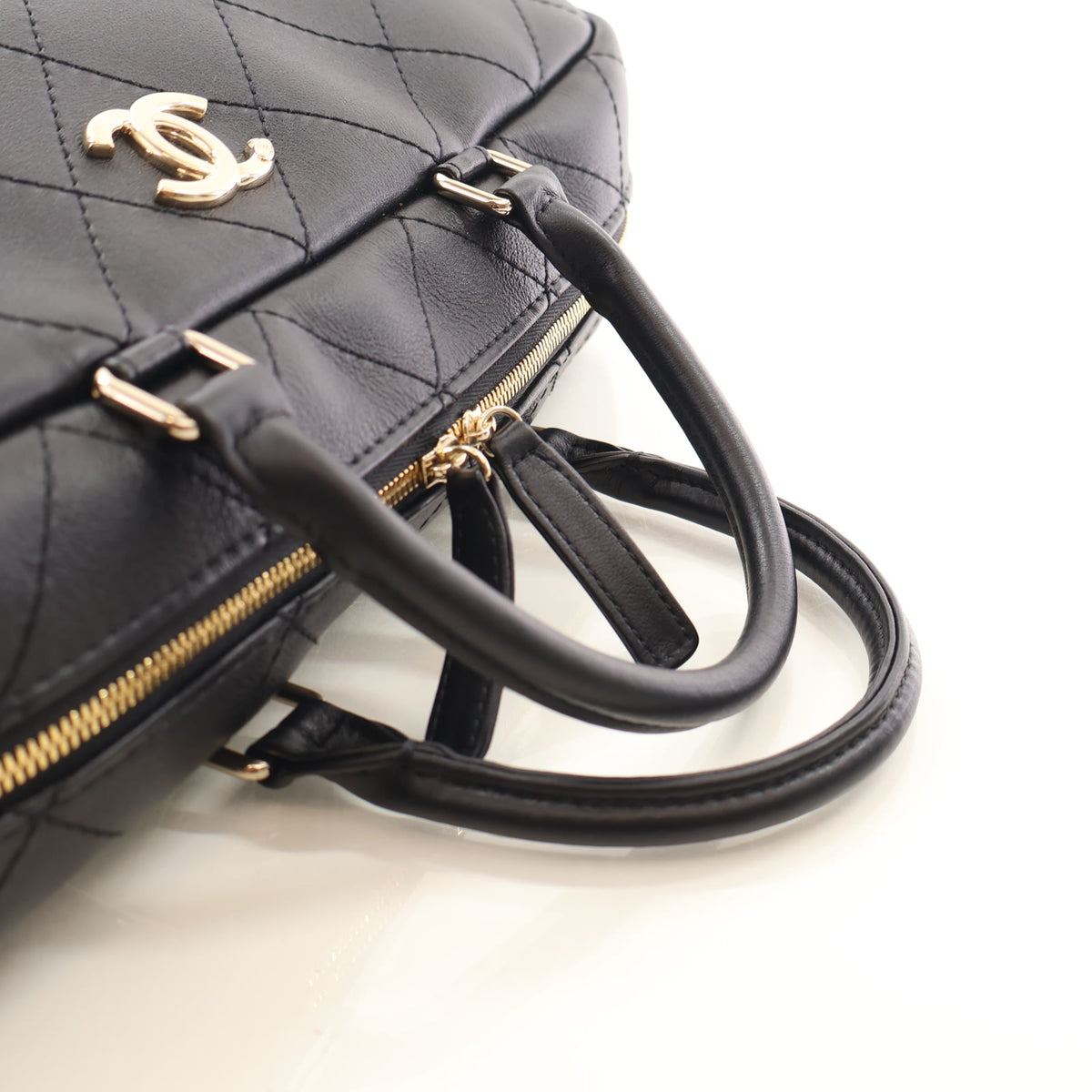 Chanel Lambskin Bowling Bag, photo 10 of 19