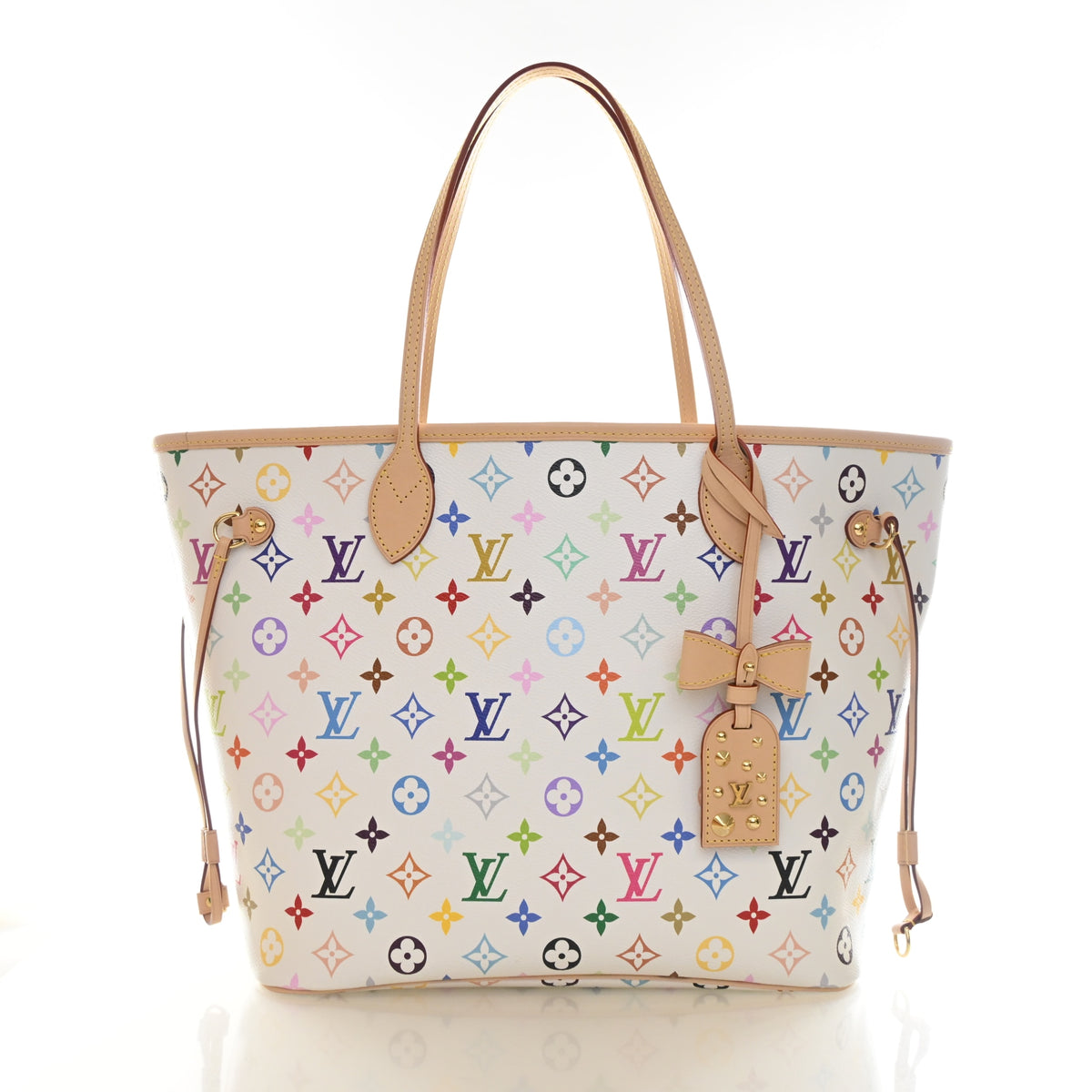 Louis Vuitton x Takashi Murakami Multicolor Monogram Neverfull MM, photo 1 of 17