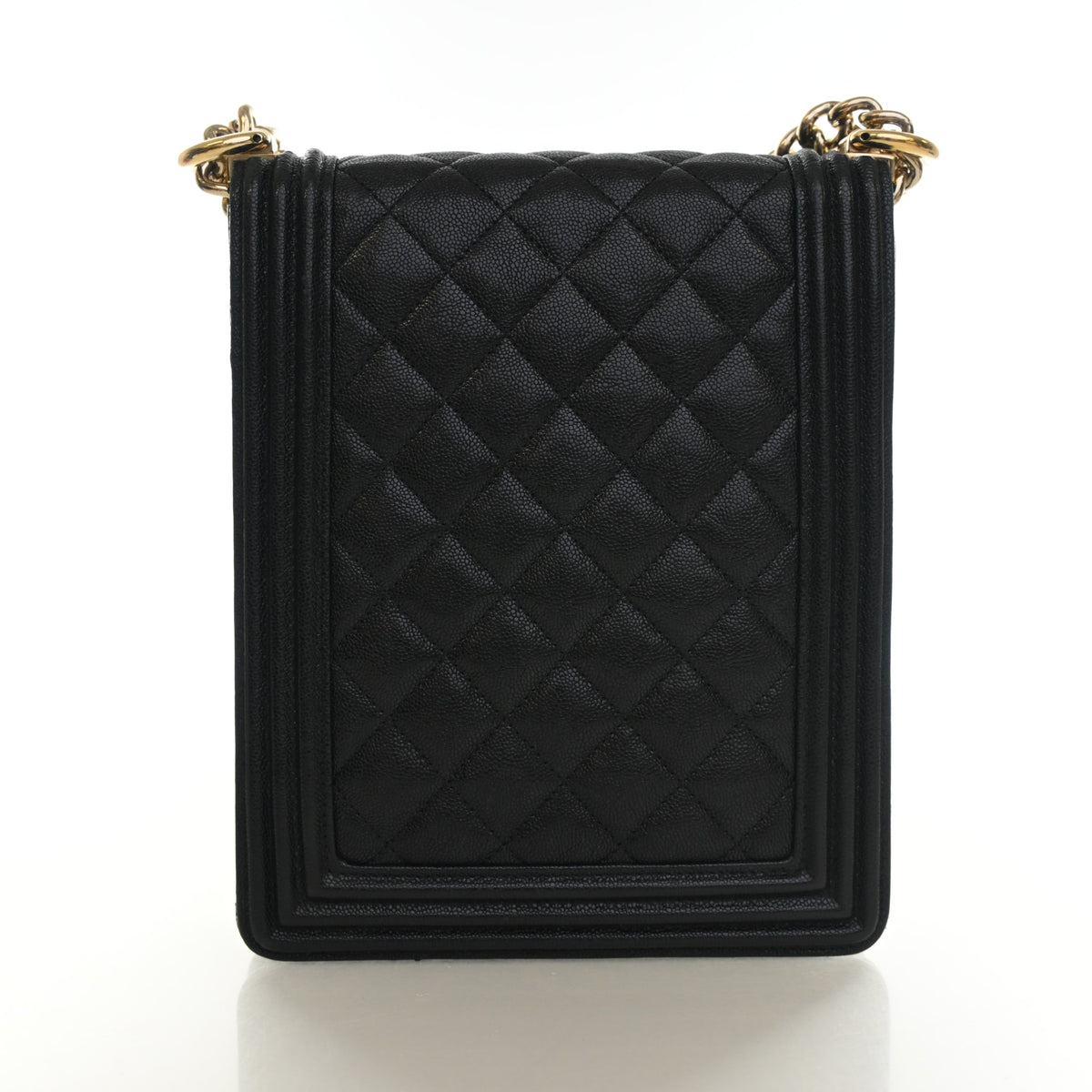 Pre-Owned Chanel Boy Bag Caviar Leather North South, front view, photo 11 of 15