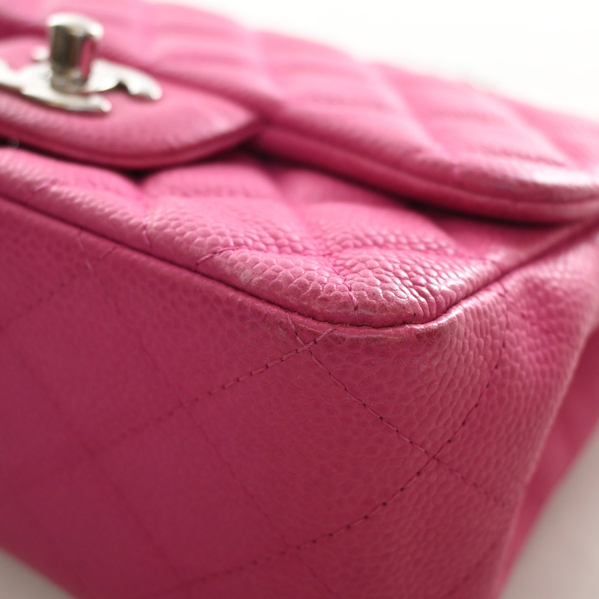 Chanel Mini Caviar Square Classic Flap Bag, photo 14 of 26