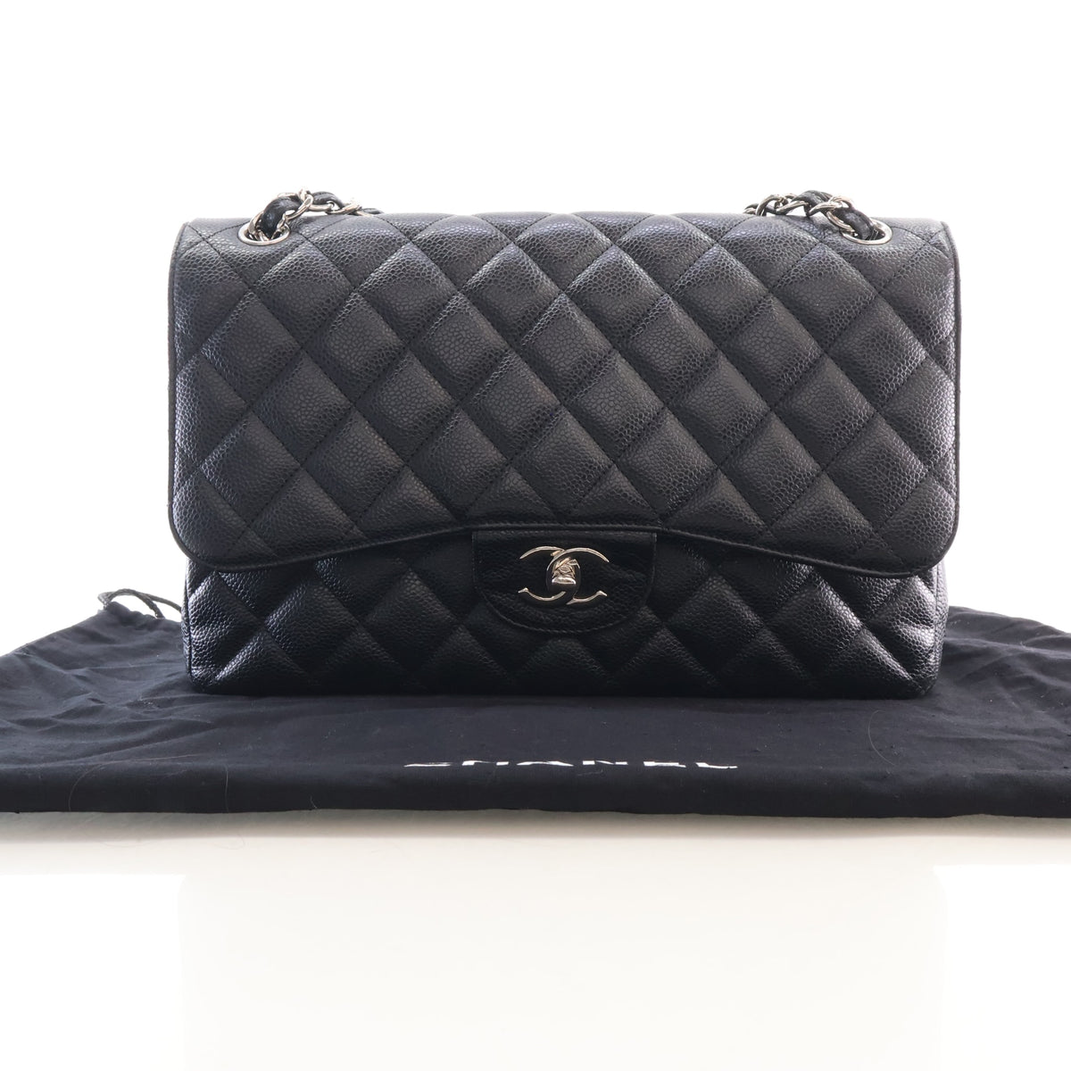 Chanel Jumbo Caviar CC Flap Bag, photo 18 of 18
