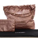 Chanel Medium Metallic Calf...