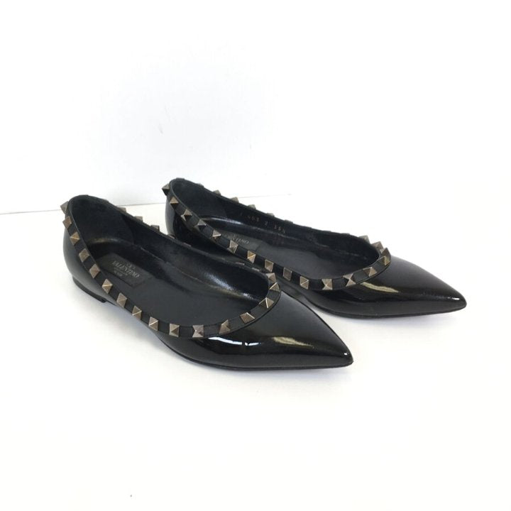 Valentino Rockstud Flats Sz 35.5