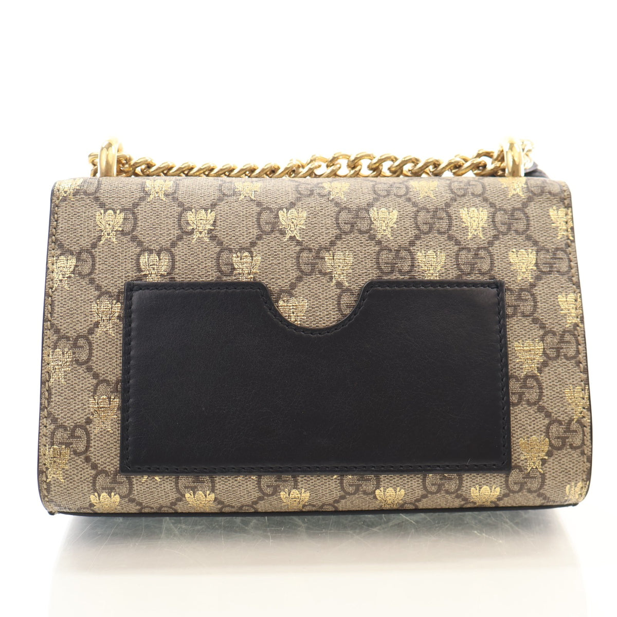 Pre-Owned Gucci Shoulder Bag GG Supreme Padlock, back view