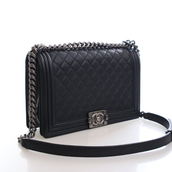 Chanel Large Lambskin Boy Bag