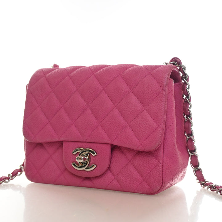 Chanel Mini Caviar Square Classic Flap Bag