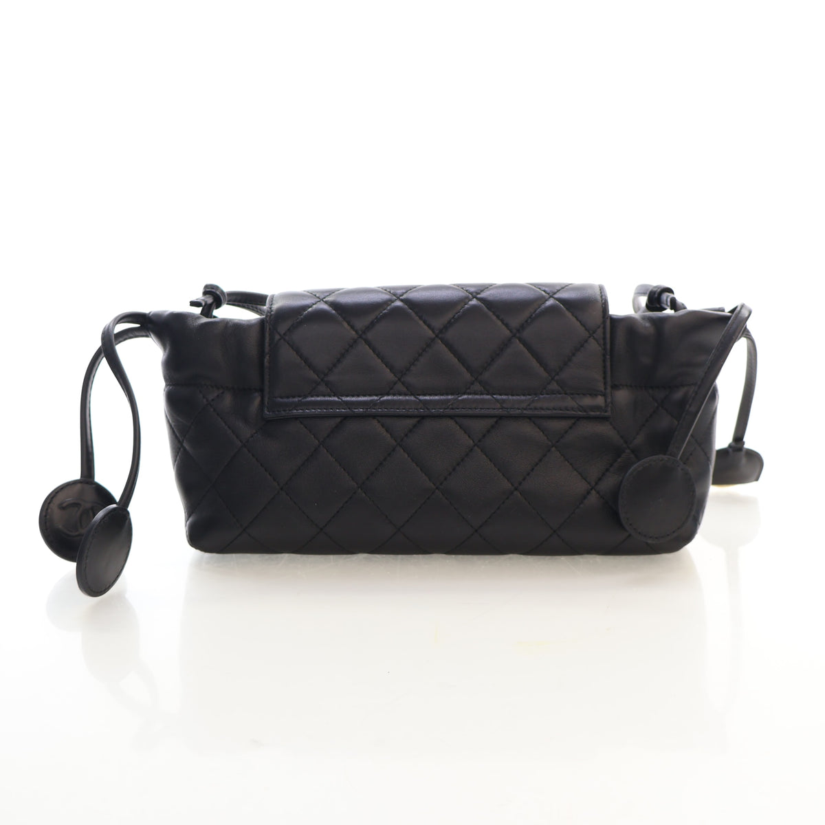 Chanel Lambskin Drawstring Clutch With Strap, photo 11 of 16
