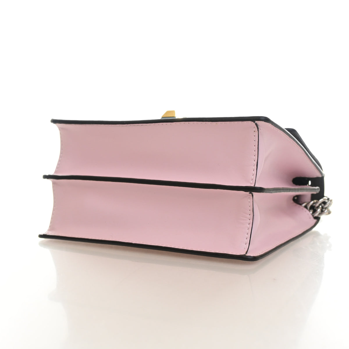 Pre-Owned Fendi Shoulder Bag Small Calfskin Kan I, side profile, photo 7 of 14