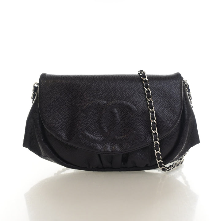 Chanel Caviar Half Moon Wallet On Chain (WOC)