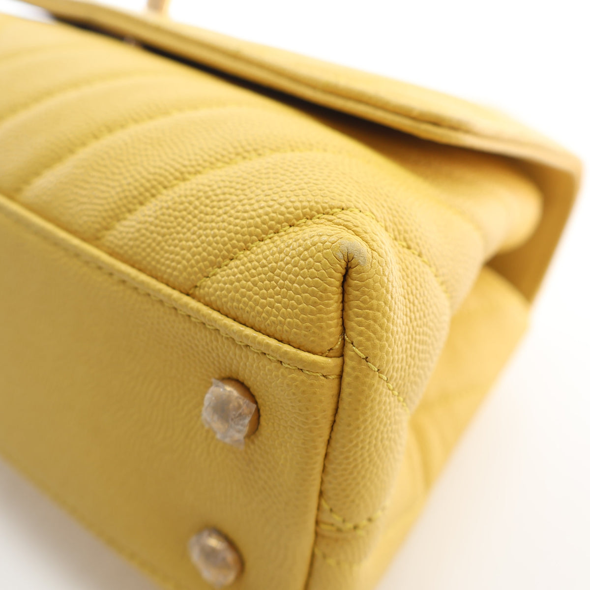 Chanel Small Caviar Chevron Coco Handle, photo 9 of 19