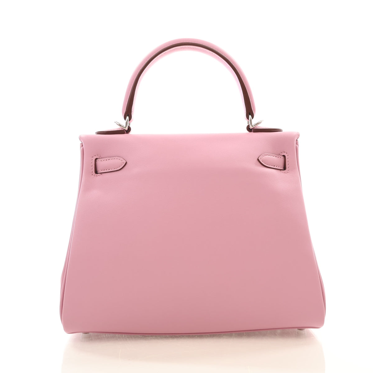Pre-Owned Hermès Kelly 25 Mauve Sylvestre Swift Leather, front view, photo 11 of 15