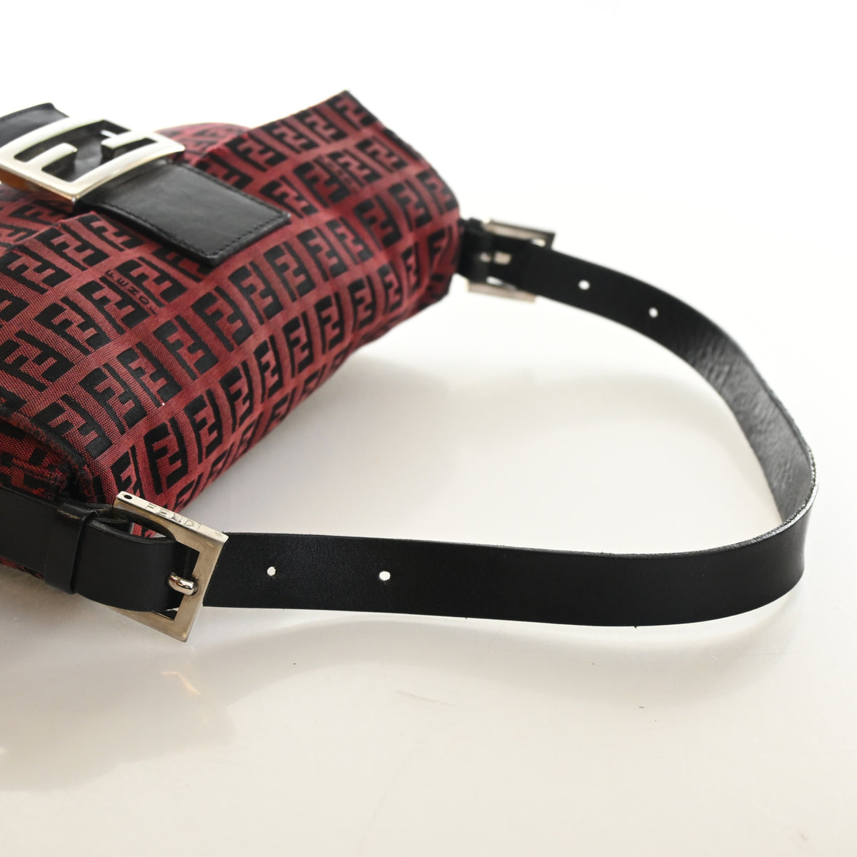Pre-Owned Fendi Baguette Zucchino FF, side profile, photo 10 of 20