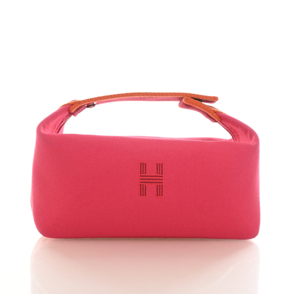 Hermes Hibiscus Toile Bride-A-Brac Case Small Model