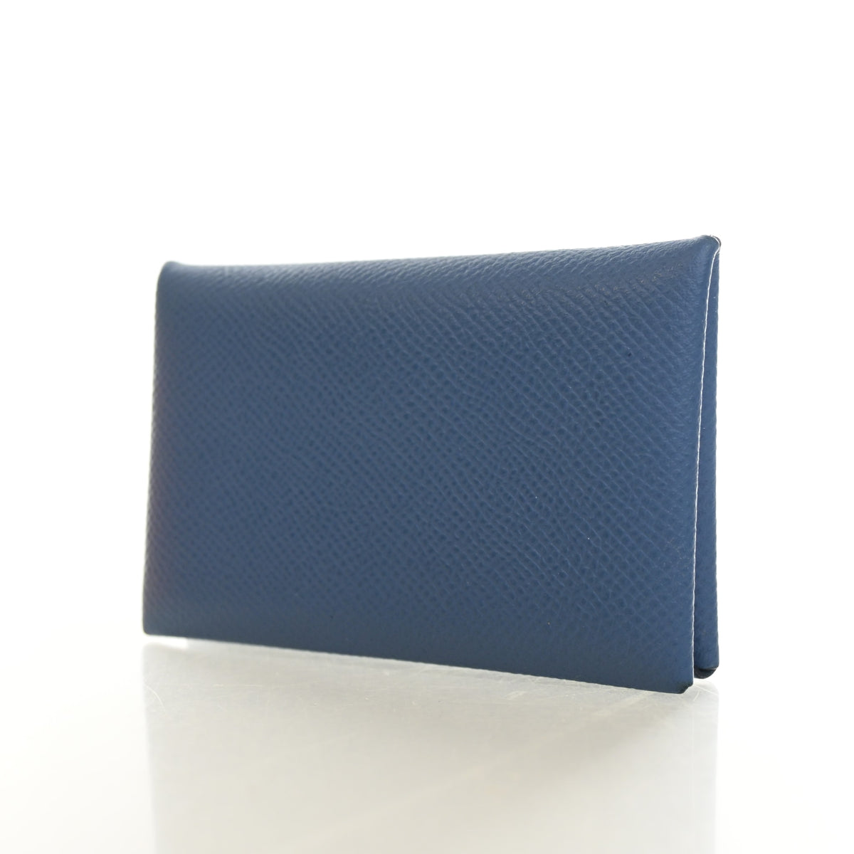 Hermes Bleu Tie Epsom Calvi Card Holder, photo 3 of 13