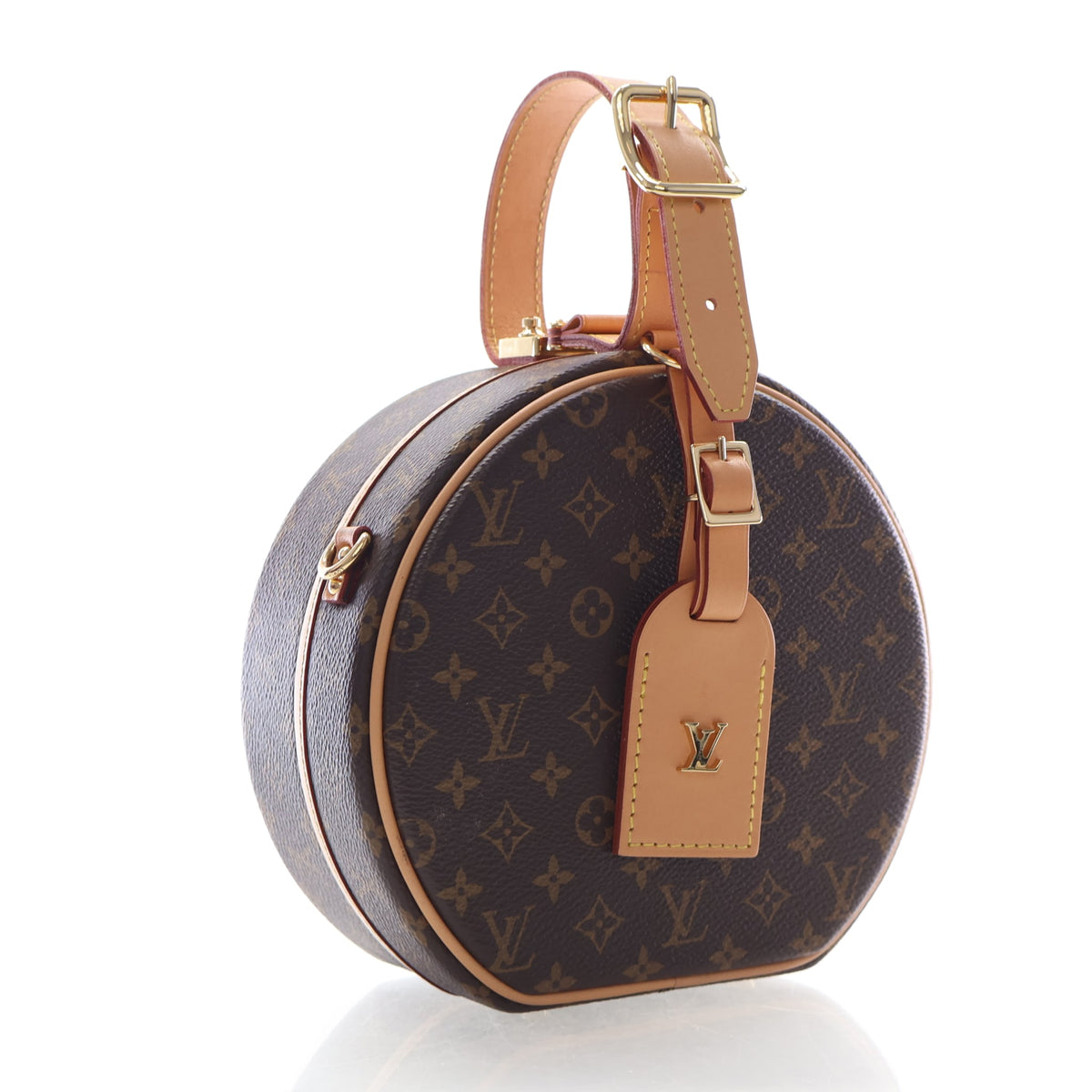 Pre-Owned Louis Vuitton Monogram Petite Boite Chapeau, front view, photo 3 of 18