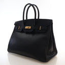 Hermes Vintage Noir Togo Bi...
