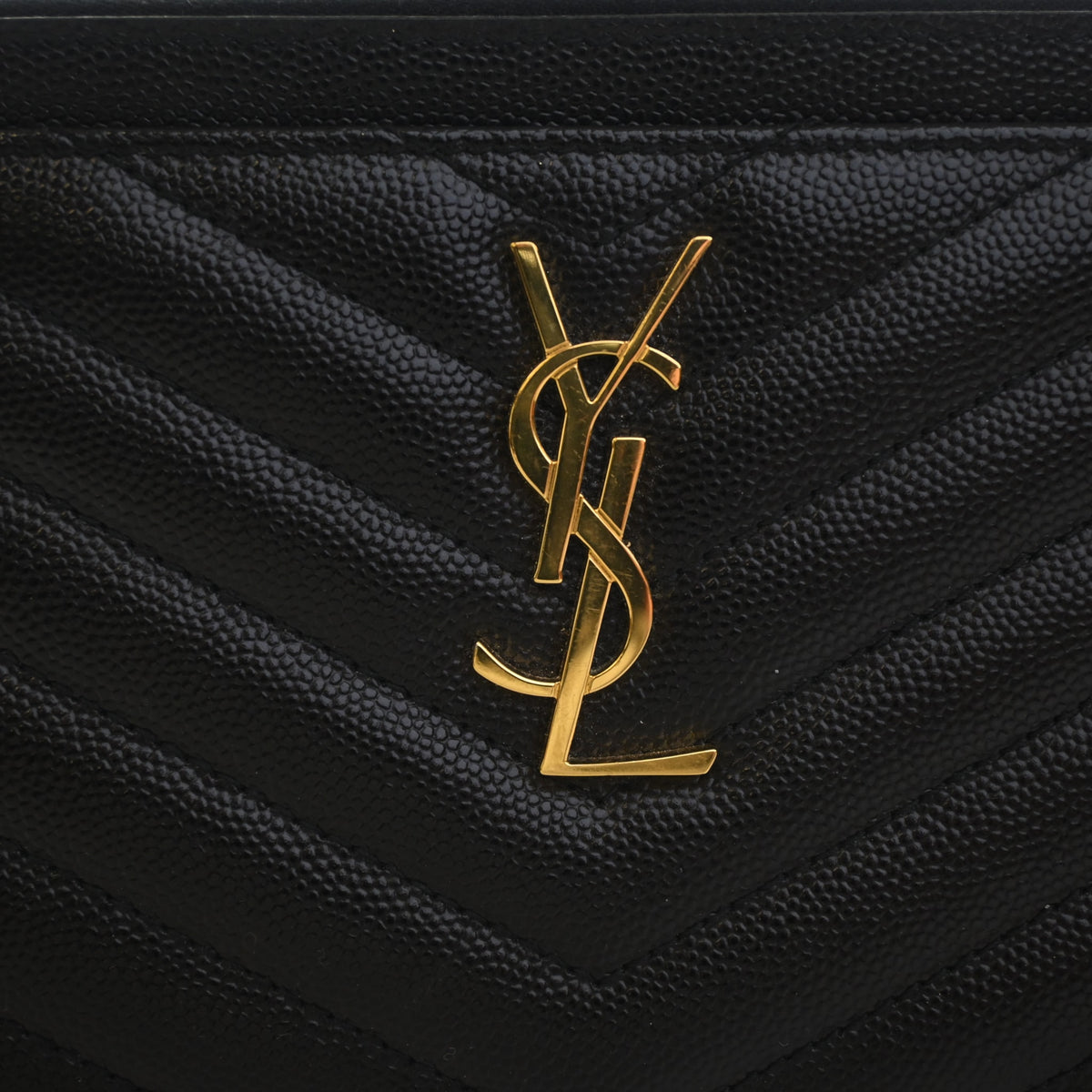 Saint Laurent Calfskin Monogram Pouch, photo 4 of 12