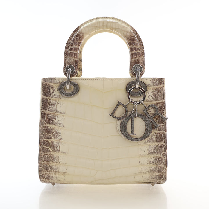 Christian Dior Small Himalayan Crocodile Lady Dior