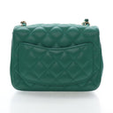 Chanel Mini Lambskin Square...
