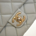 Chanel Mini Lambskin Square...