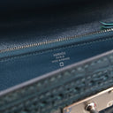 Hermes Bleu Covert Alligato...
