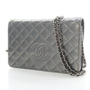 Chanel Calfskin Metallic Qu...