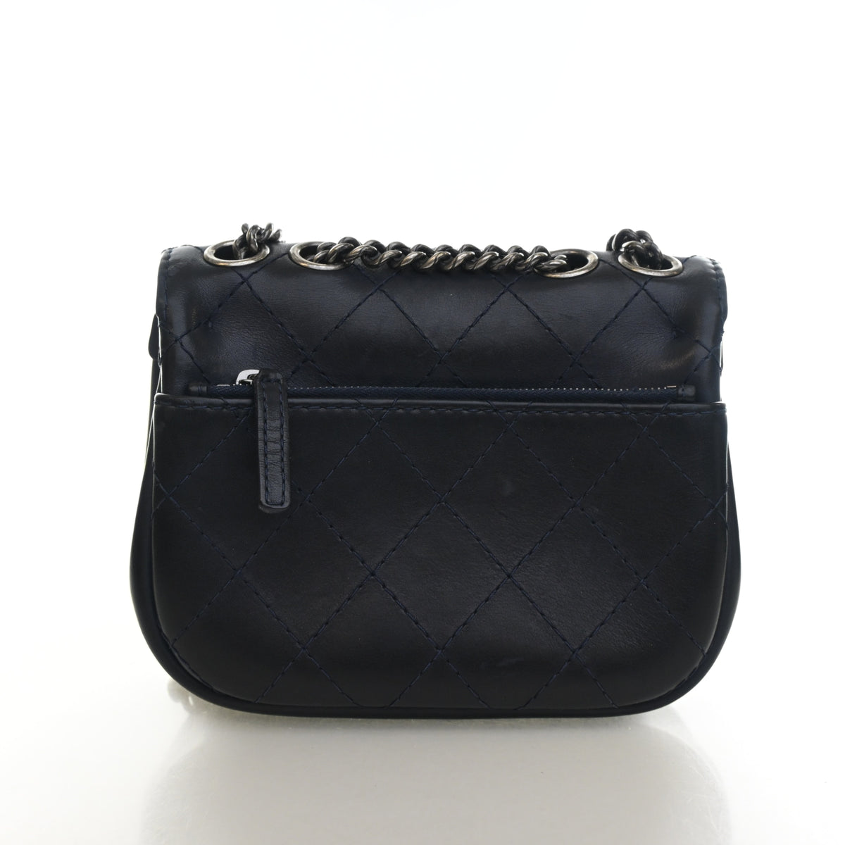 Chanel Small Calfskin Stitch CC Flap, photo 11 of 18